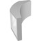 Ekena Millwork 3 1/2-in. W x 6-in. D x 10-in. H Thorton Architectural Grade PVC Knee Brace BRCP035X06X10THR - alternate 2